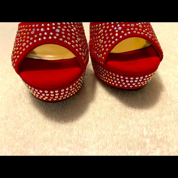 Almost Brand New Super Sexy Sparkling Heels By DELICACY - box 26 - Picture 4 of 7